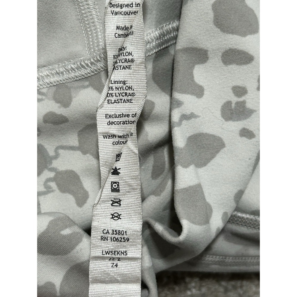 Lululemon Women's 10 Align High-Rise Pant 25"‎ Cheetah Camo Antique White Multi - Picture 6 of 10